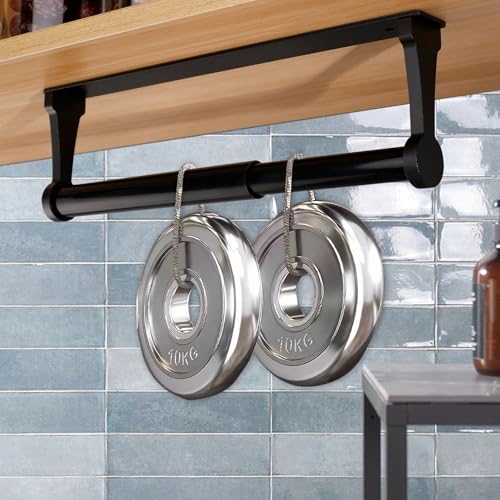 Paper Towel Holder Under Cabinet (Black)