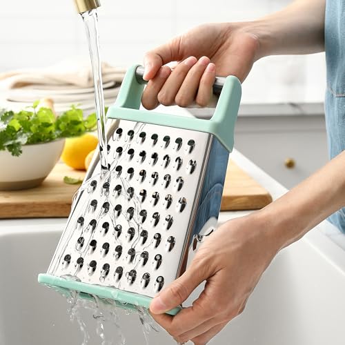 Stainless Steel XL Cheese Grater for Kitchen (Mint / XL)