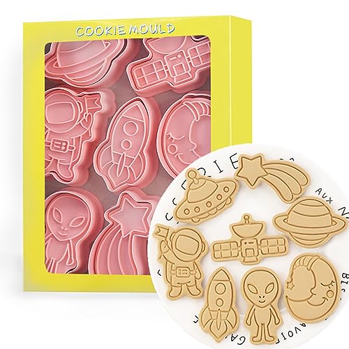 Outer Space Cookie Cutters Set (Outer-Space (8 Pcs))