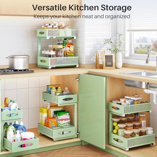 Under Sink Organizer (Green / 1 Pack)