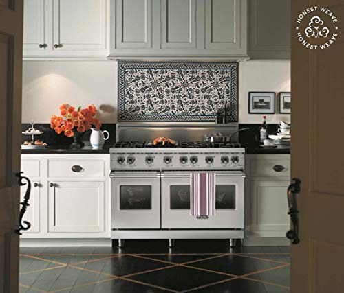 Organic Cotton Kitchen Towels (Plum)
