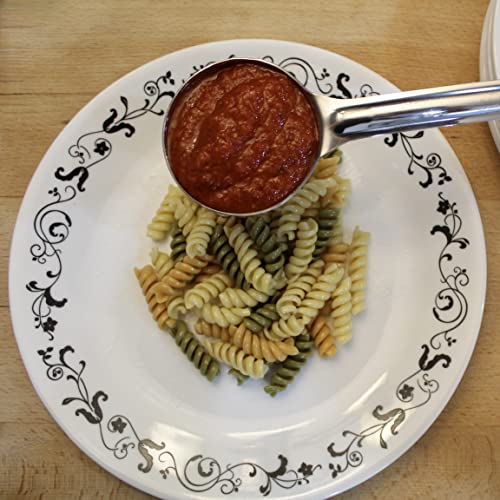 3 oz Solid Stainless Steel Portion Control Ladle Spoodle (3 Ounce Solid)