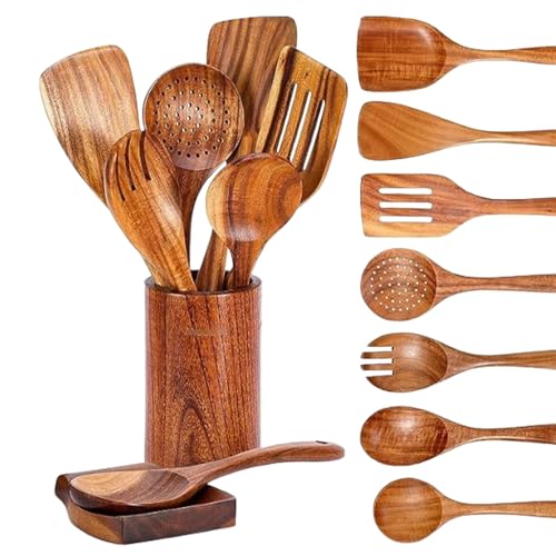Wooden Kitchen Utensil Set