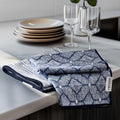 Waffle Kitchen Towel Set of 2 (Indigo Harmony)