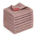 Kitchen Towels 8 (Brown / 12 x 12 - 8 Pack)
