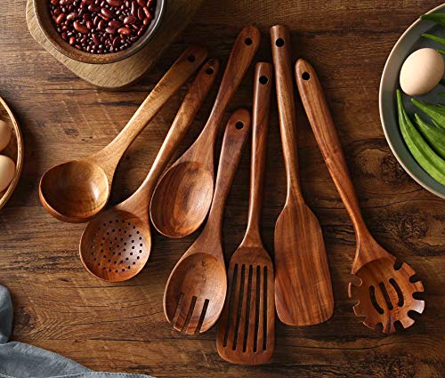 Wooden Kitchen Utensils set (7 PCS)
