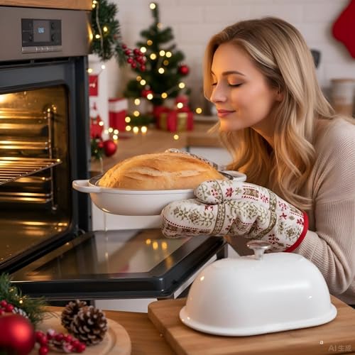 Cast Iron Bread Oven (White / 6QT)
