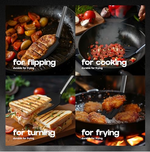 Silicone Spatula Set (Black)
