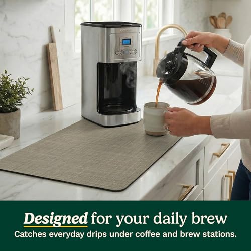 Cuisinart Coffee Mat for Countertop (15" x 20" / Taupe)