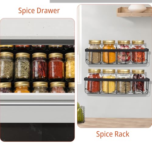 30 Pack 4oz Glass Mason Spice Jars (clear)