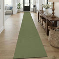 Braided 2x18 Runners Rugs for Hallway (Olive Green/Earthy Green / 2' x 18' (Runner))