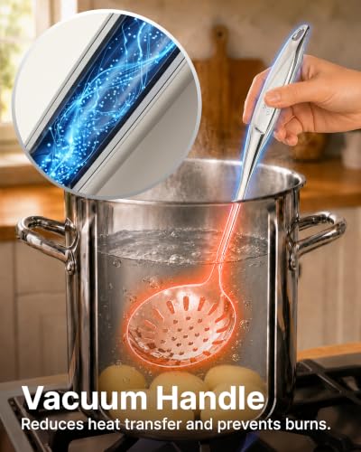 Stainless Steel Slotted Spoon (Draining Spoon)