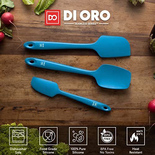 DI ORO Silicone Spatula Set (Blue)