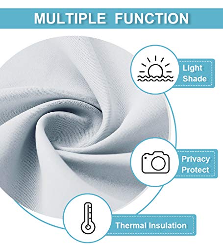 Cafe Curtains 24 inch Length (Greyish White / 42"W x 24"L (Pack of 2))