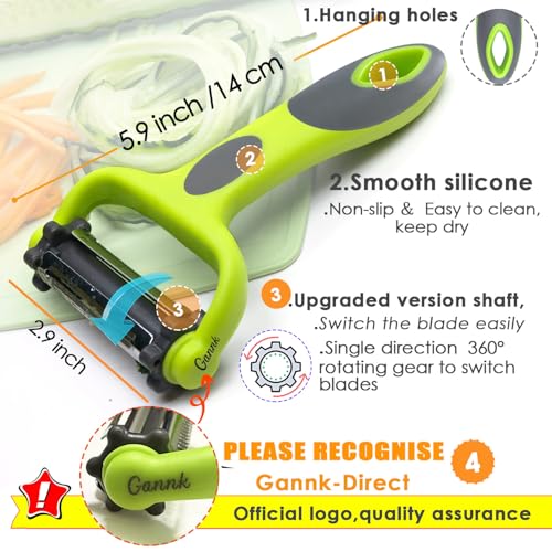 Potato Apple Vegetable Peelers for Kitchen (Colorful)