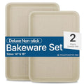 BAKKEN Kitchen Baking Pans (Gray / Pack of 3)
