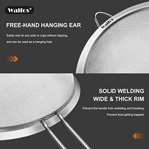 Fine Mesh Strainer 4PCS (7", 4.6", 3.15", 2.7" (4pcs))