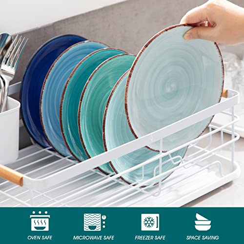Bonita Blue Salad Plate Set of 6 (7.5 Inch / Cool Color)