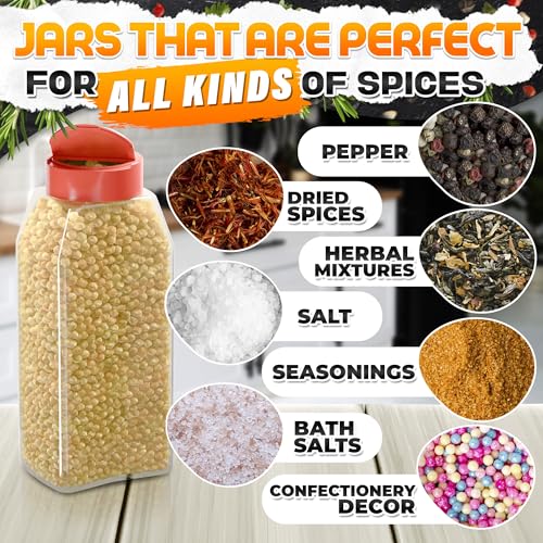 Large Seasoning Shaker Set of 2 (Red)