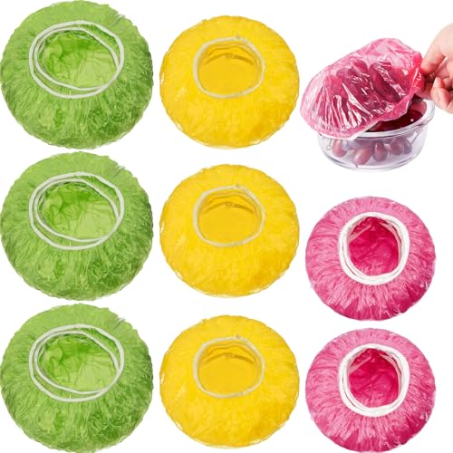 240 Pcs Reusable Elastic Food Bowl Storage Covers Plastic Food Covers