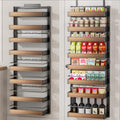 8 Tier Over The Door Pantry Organizer (8 Tiers / Black)