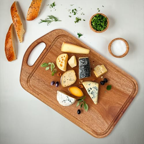 Khaya Wood Cutting Board (13.4"L x 8.3"W)