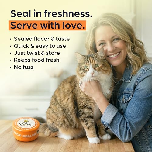Canned Cat Food Storage Container Patent Pending Reusable Airtight Can Cover Pet Food Sealer (1 Pack)