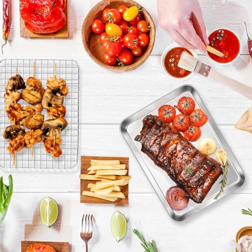 Baking Sheet with Wire Rack Set (10.5"x8")