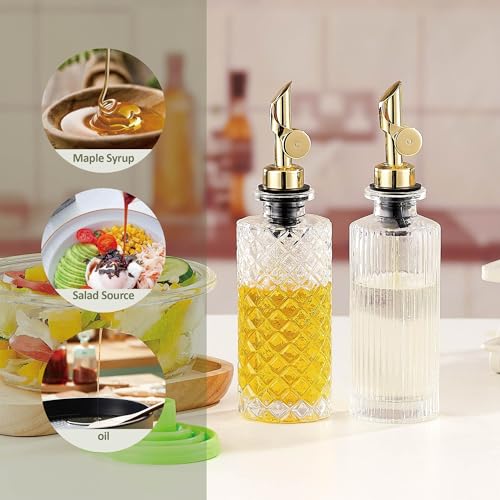 Glass Olive Oil Dispenser Bottle Small (black)