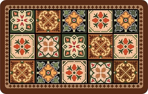 Boho Dish Drying Mat for Kitchen Counter (Boho / 17" x 31.5")