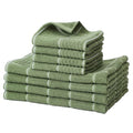 Kitchen Towels and Dishcloths Set (Green)