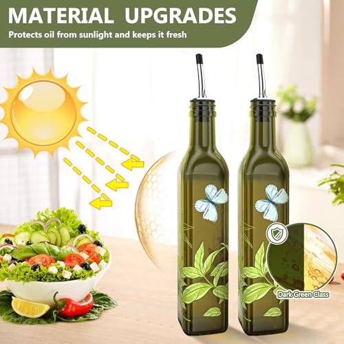 Oil and Vinegar Dispenser Set (Butterfly)