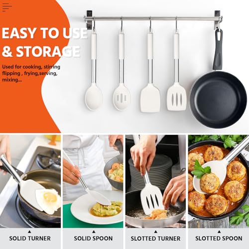 Cooking Utensils Set of 4 (White)