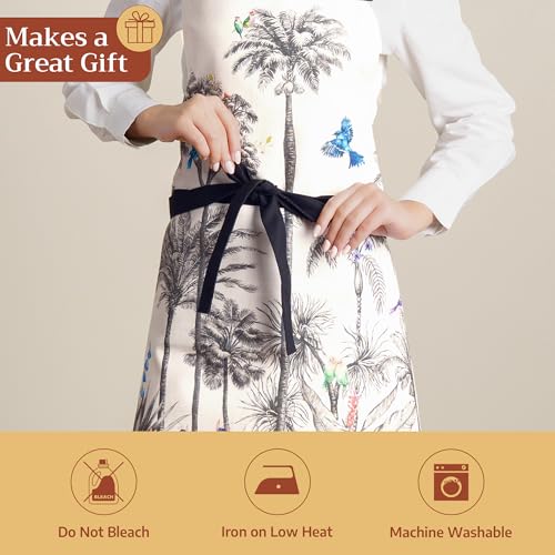 Aprons for women with Pocket 100% Cotton Pack of 1 (102 - Amazonia)