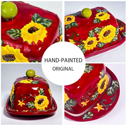 Ceramic Butter Dish with Lid