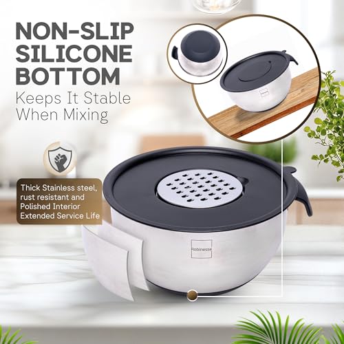 Stainless Steel Mixing Bowls Set of 3