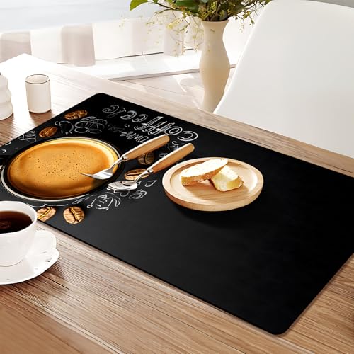 Coffee Mat 17"x32" (Coffee 6 / 1'5" x 2'8" (Rectangular))