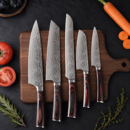 Japanese Knife Set (5PCS Silver)