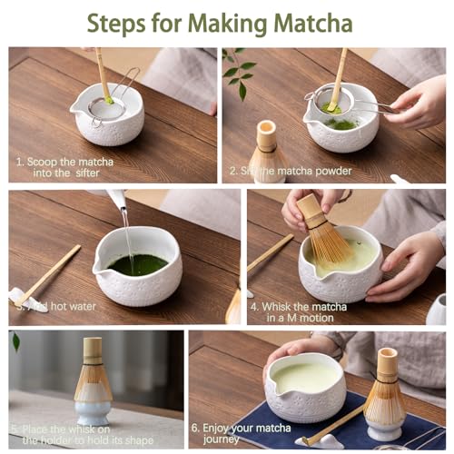 Matcha Whisk Set (White)
