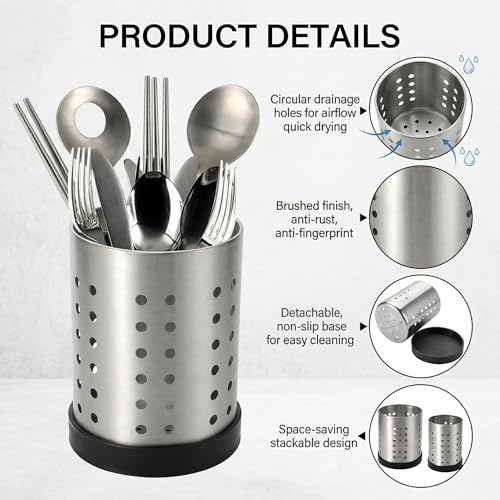 Set of 4 Kitchen Utensil Holder