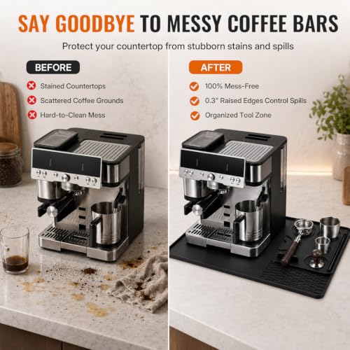 Silicone Coffee Mat for Ninja Luxe Espresso Coffee Machine ES601
