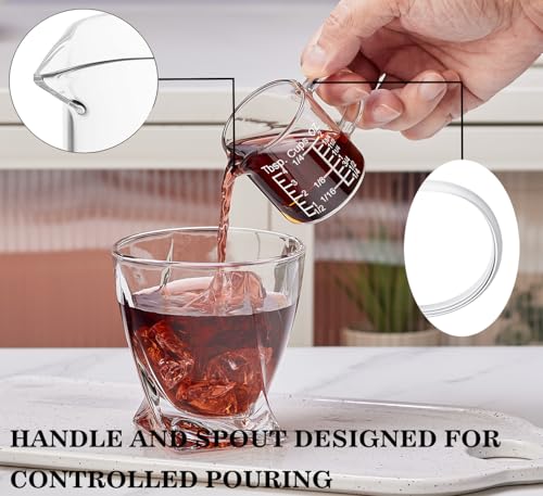 Ackers Etching Scale Measuring Glass (60 ML (2 Oz, 1/4 Cup) - Etching Scale)