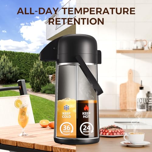 Coffee Carafe for Keeping Hot (Stainless Steel / 85 Ounces)