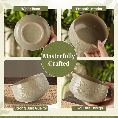 Matcha Whisk Set 9pcs (Mottled Green)