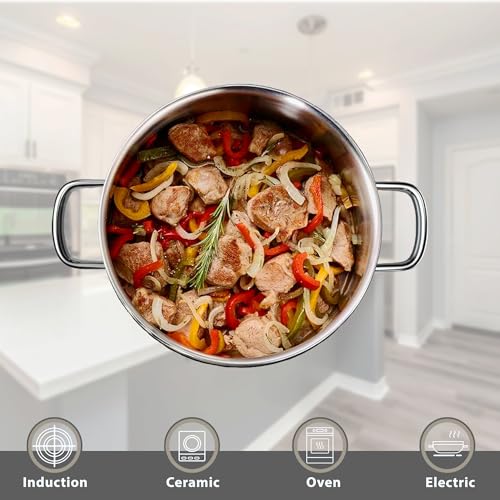Stainless Steel pots and pans set (CW6-C / 6)