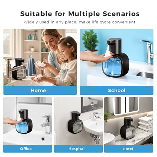 Automatic Foaming Soap Dispenser (Black / Foam)