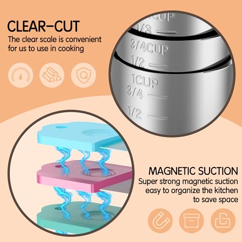 Magnetic Measuring Cups (Magnetic-6PCS)