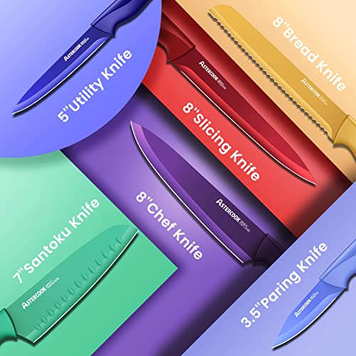 Knife Set 12 Pcs Color