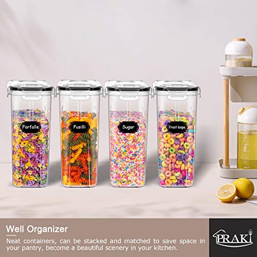 5PCS Large Cereal Containers Storage [4L (Pack of 5)