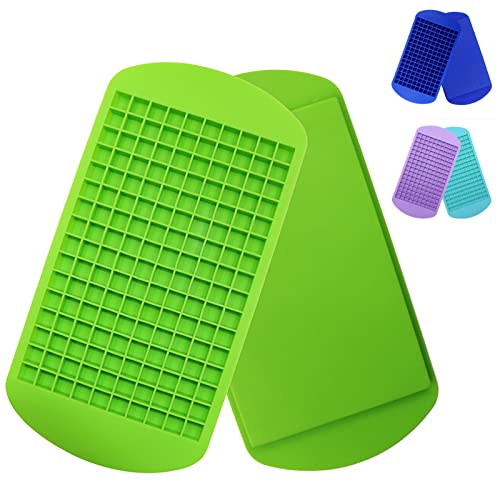 Silicone Mini Ice Cube Trays 2 Pack (Green)
